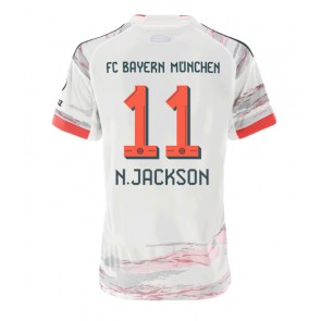 Lacne Ženy Futbalové dres Bayern Munich Nicolas Jackson #11 2025-26 Krátky Rukáv - Preč